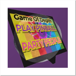 Play Pinball Party People Posters and Art